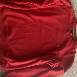 Red Nike Crewneck